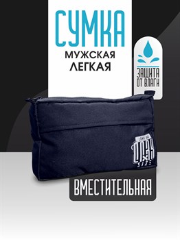 Сумка мужская поясная через плечо (Серая) 89p-XPCLiA73Tgy9qhVia3 - фото 10638