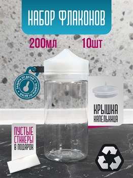Флакон с капельницей chubby gorilla прозрачный 200 мл 10 шт 38t9d6uEjCMaLvQmv9DfC3 - фото 10720