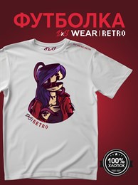 Белая с коротким рук. DXS WEAR - RETRO RED (100%хлопок) UuQPyWPQgcC1e8Q3jugTe2
