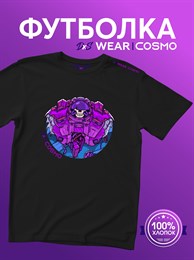 Черная с коротким рук. DXS WEAR - COSMO TITAN (100%хлопок) -FPAMDQuixwsUEzyqFgsx1