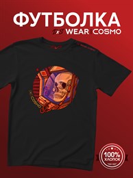 Черная с коротким рук. DXS WEAR - COSMO MIRROW (100%хлопок) Je2zQ0wdjCIsSNCd95lB62