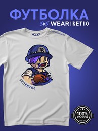Белая с коротким рук. DXS WEAR - RETRO COP (100%хлопок) gO9sIpJSiPZETZxUvf62A1