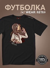 Черная с коротким рук. DXS WEAR - RETRO CHEEK (100%хлопок) ib65arAeg5nH5NSYQWOht1