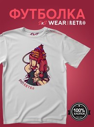 Белая с коротким рук. DXS WEAR - RETRO BLINK (100%хлопок) Z3w4A095g8ePSBik1xYIq1