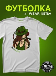 Белая с коротким рук. DXS WEAR - RETRO GARDEN (100%хлопок) EueJPiPIiAnPRgFBskTEd2