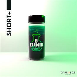 Ароматизатор DARK X SIZE Le Elixir - "Flask" (Энергетик, яблоко, киви) 1064